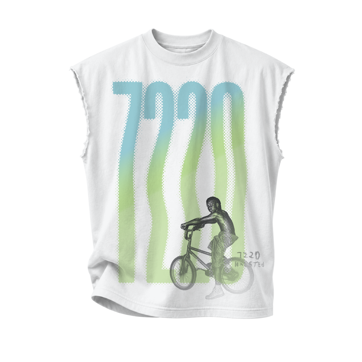 Pre-Sale | 7220 Sleeveless Tee (White)