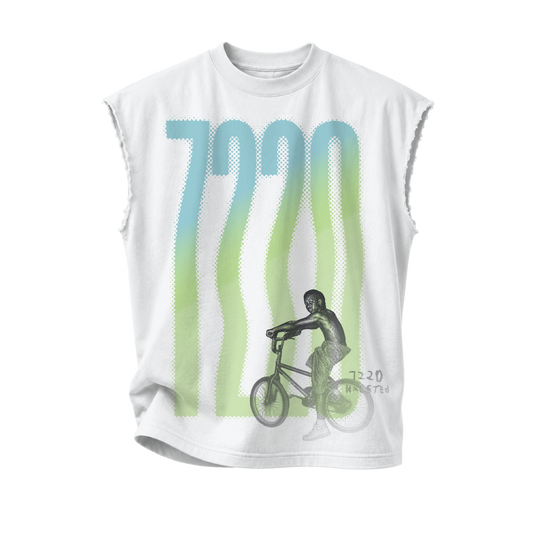 Pre-Sale | 7220 Sleeveless Tee (White)