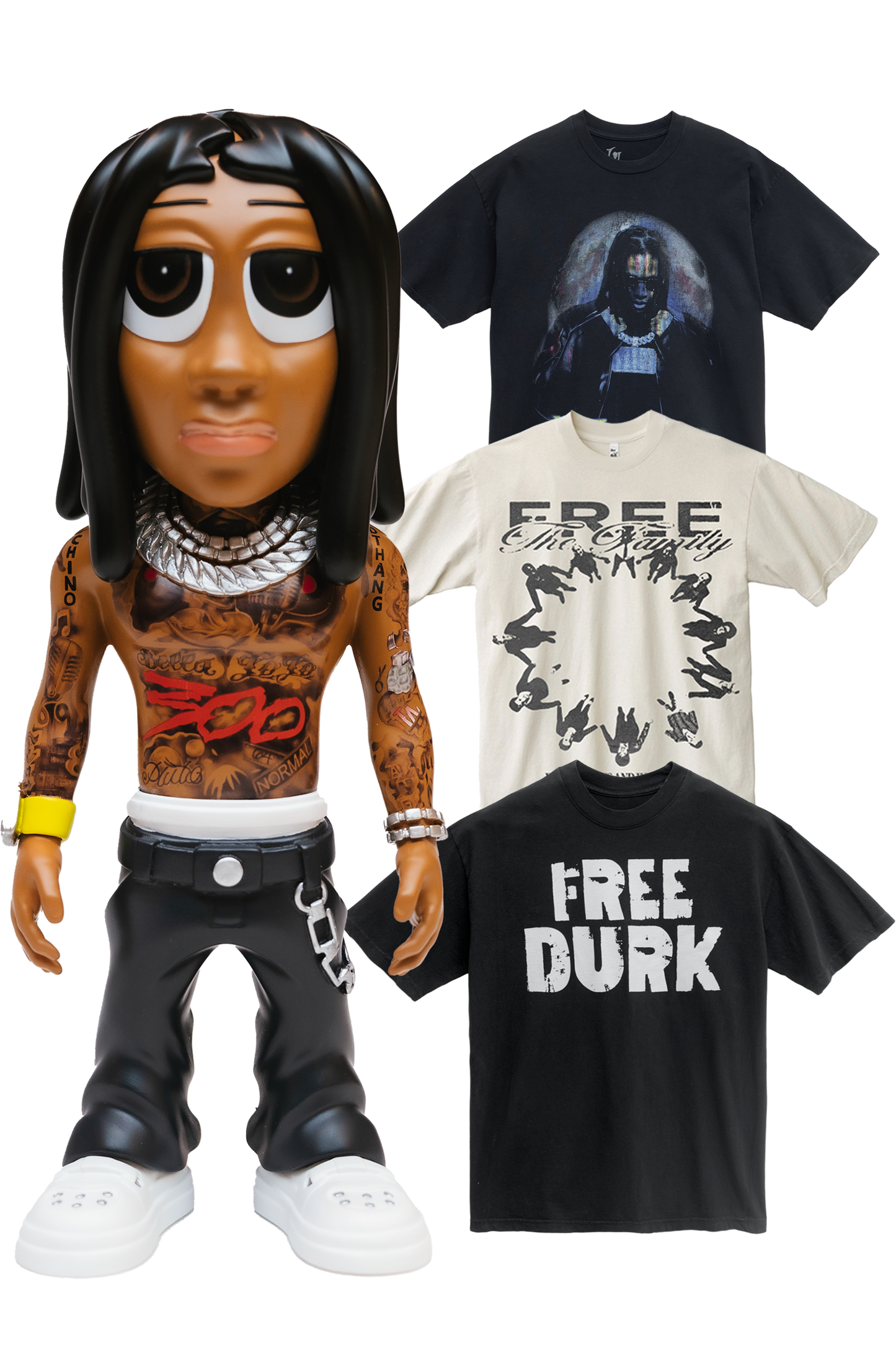 LIL DURKIO RESIN FIGURE (TEE BUNDLE)